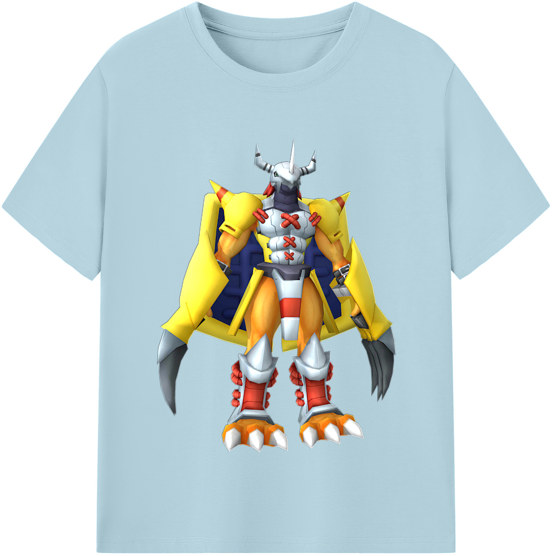 （画像用） Digimon デジタルモンスター/デジモン 綿100％半袖Tシャツ（フロントプリント）